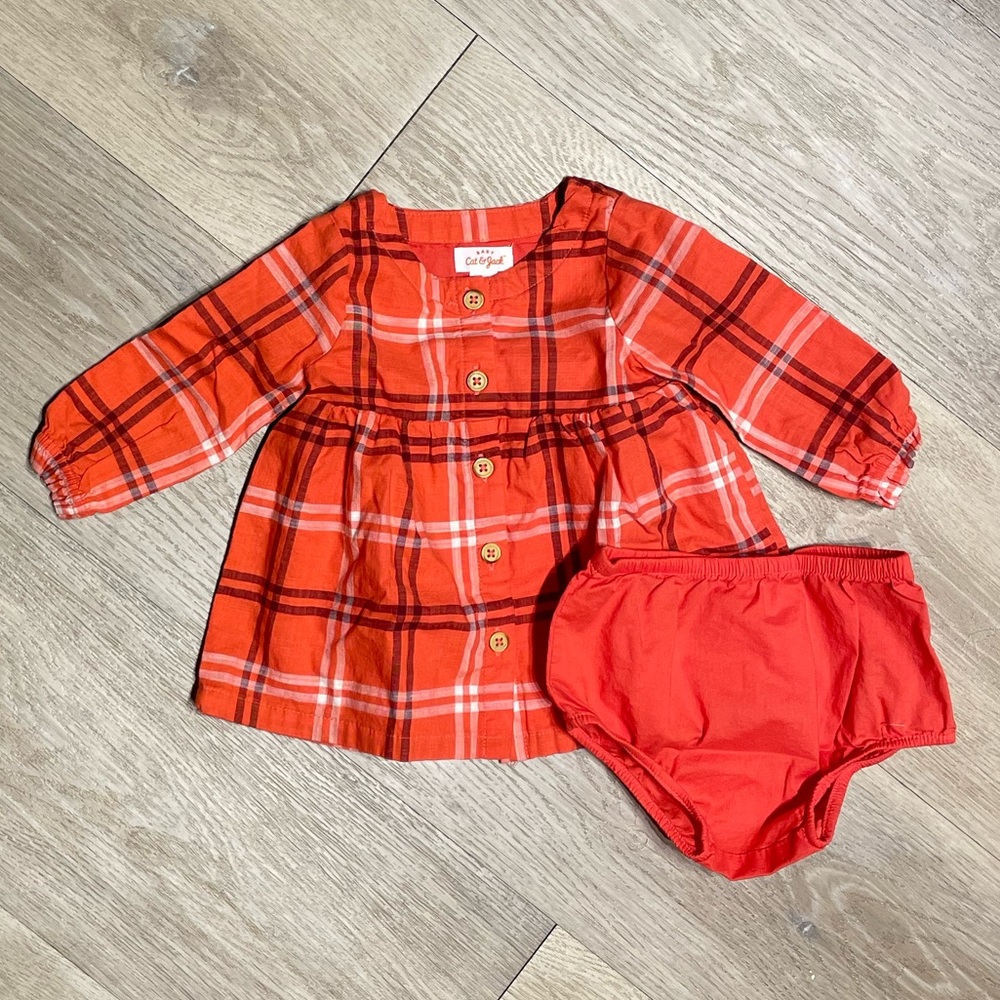 Baby plaid dress